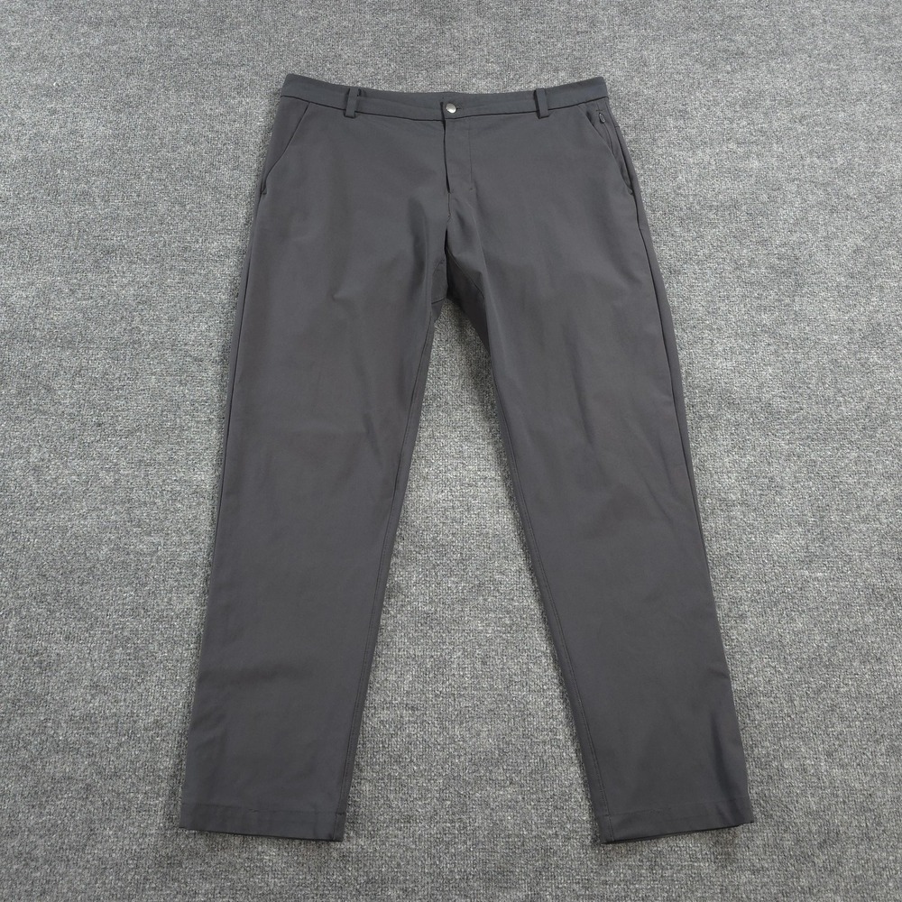 Lululemon Pants Mens 38x33 Gray Commission Pant Classic Chino Performance Golf